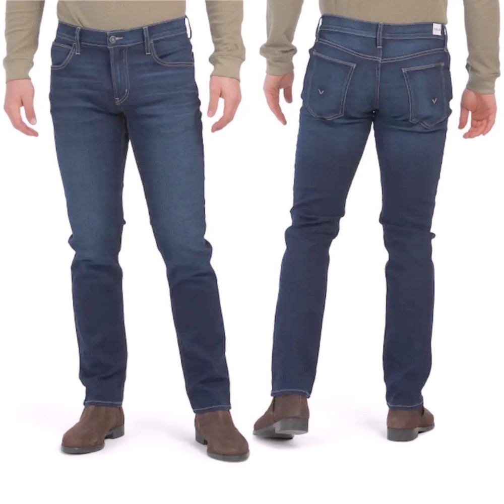 HUDSON Men Blake Slim Straight Jeans in MALIK COLOR Size 40 NEW